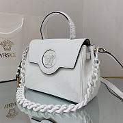 Versace La Medusa Medium 25 Handbag in White - 2
