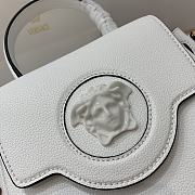 Versace La Medusa Small 20 Handbag in White - 4