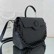 Versace La Medusa Large 35 Handbag in Black - 5