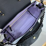 Versace La Medusa Large 35 Handbag in Black - 3