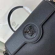Versace La Medusa Large 35 Handbag in Black - 2