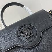 Versace La Medusa Medium 25 Handbag in Black - 6