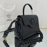 Versace La Medusa Medium 25 Handbag in Black - 4