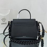 Versace La Medusa Medium 25 Handbag in Black - 2
