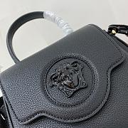 Versace La Medusa Small 20 Handbag in Black - 5