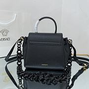 Versace La Medusa Small 20 Handbag in Black - 4