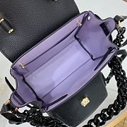 Versace La Medusa Small 20 Handbag in Black - 3