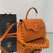 Versace La Medusa Medium 25 Handbag in Orange - 2