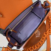 Versace La Medusa Medium 25 Handbag in Orange - 5