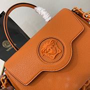 Versace La Medusa Medium 25 Handbag in Orange - 6