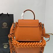 Versace La Medusa Small 20 Handbag in Orange - 4