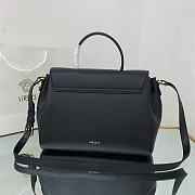 Versace La Medusa Large 35 Handbag in Black Gold Hardware - 4