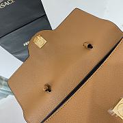 Versace La Medusa Large 35 Handbag in Brown Gold Hardware - 4