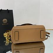 Versace La Medusa Small 20 Handbag in Brown Gold Hardware - 2