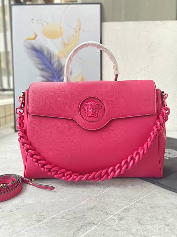 Versace La Medusa Large 35 Handbag in Hot Pink