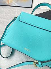 Versace La Medusa Medium 25 Handbag in Blue Teal - 6