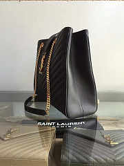 YSL Classic Shopper Lambskin Gold Black 35 BagsAll 5137 - 3