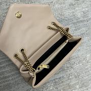YSL Small Loulou 23 Beige Leather Gold Hardware 5103 - 5
