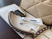 Chanel 19 Handbag Soft Lambskin 26 Medium Beige - 6