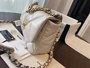 Chanel 19 Handbag Soft Lambskin 26 Medium Light Beige - 3