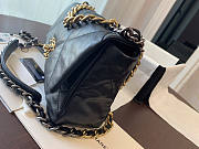 Chanel 19 Handbag Soft Lambskin 26 Medium Black - 5