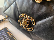 Chanel 19 Handbag Soft Lambskin 26 Medium Black - 6