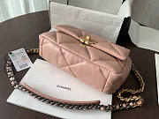 Chanel 19 Handbag Soft Lambskin 26 Medium Pink Coral  - 4