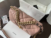 Chanel 19 Handbag Soft Lambskin 26 Medium Pink Coral  - 3