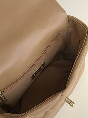 Chanel 19 Handbag Soft Lambskin 26 Medium Brown - 4