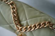 Chanel 19 Handbag Soft Lambskin 26 Medium Green - 4