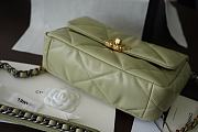 Chanel 19 Handbag Soft Lambskin 26 Medium Green - 3