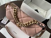 Chanel 19 Handbag Soft Lambskin 30 Jumbo Pink Coral - 2