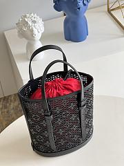 Louis Vuitton Bucket Bag 26 Black Monogram Lace  - 3