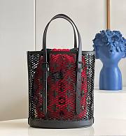 Louis Vuitton Bucket Bag 26 Black Monogram Lace  - 1