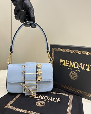 Fendace Small Bag 20 Blue Lambskin 1994