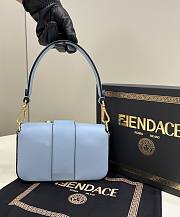 Fendace Small Bag 20 Blue Lambskin 1994 - 2