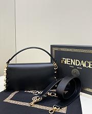 Fendace Medium Bag 28 Black Lambskin 1989 - 6