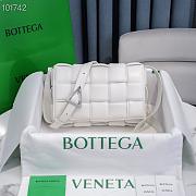 Bottega Veneta Padded Cassette White Lambskin 5707 - 1