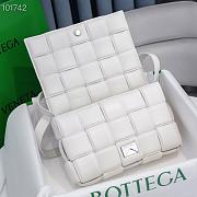 Bottega Veneta Padded Cassette White Lambskin 5707 - 3