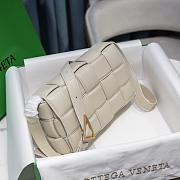 Bottega Veneta Padded Cassette Chalk Lambskin 5706 - 3