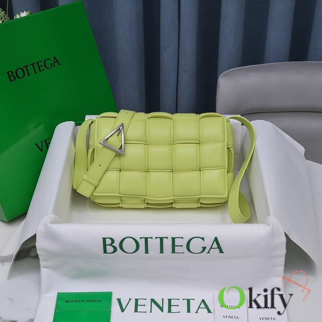 Bottega Veneta Padded Cassette Acid Kiwi Lambskin 5704 - 1