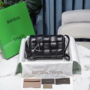 Bottega Veneta Padded Cassette Black Lambskin Gold/Silver Hardware 5702 - 5