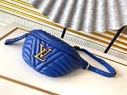 Louis Vuitton Wave Bumbag 22 Navy Blue Lambskin - 1