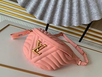 Louis Vuitton Wave Bumbag 22 Pink Lambskin