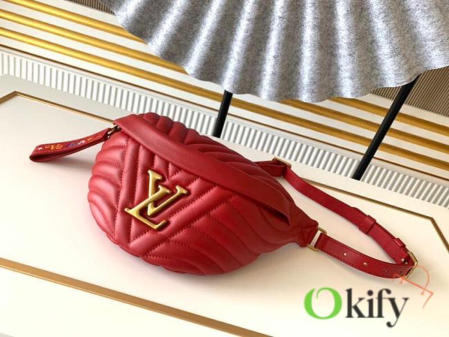 Louis Vuitton Wave Bumbag 22 Red Lambskin - 1