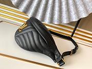 Louis Vuitton Wave Bumbag 22 Black Lambskin - 6