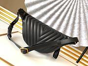Louis Vuitton Wave Bumbag 22 Black Lambskin - 4