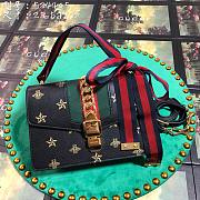 Gucci Sylvie Bee Star small 25.5 shoulder bag 2517  - 1