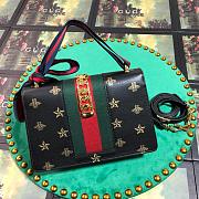 Gucci Sylvie Bee Star small 25.5 shoulder bag 2517  - 6