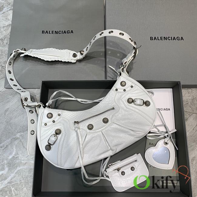 Balenciaga Le Cagole S White Material Lambskin - 1